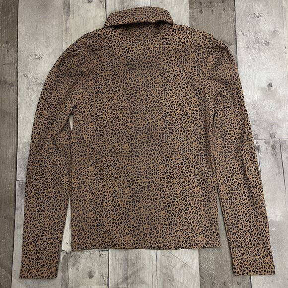 Gap Girls Brown Corduroy Skirt & Animal Print Ribbed Turtleneck Top Lot Size M - Picture 14 of 15